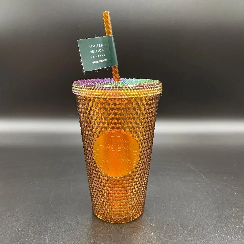 Starbucks Limited Edition 50th Anniversary Gold 16oz Tumbler